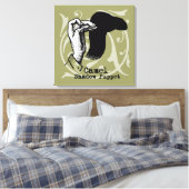 Camel Hand Puppet Shadow Games Canvas Afdruk (Insitu (Slaapkamer))