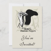 Camel Hand Puppet Shadow Games  Kaart (Voorkant)