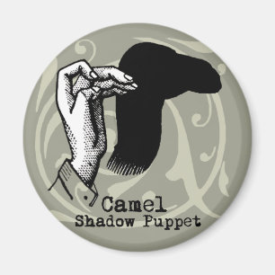 Camel Hand Puppet Shadow Games  Magneet