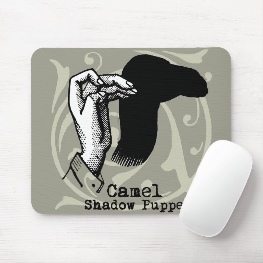 Camel Hand Puppet Shadow Games Muismat (Met muis)