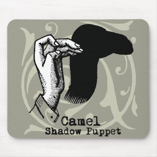 Camel Hand Puppet Shadow Games Muismat (Voorkant)