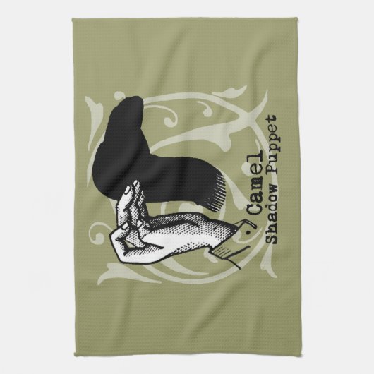 Camel Hand Puppet Shadow Games  Theedoek (Verticaal)