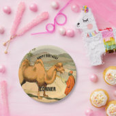 Camel Happy Birthday Party Papieren Bordje (Feest)