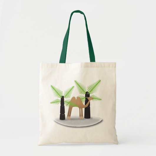 Camel: happy shopping tote bag (Voorkant)