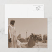 Camel herder briefkaart (Voorkant / Achterkant)