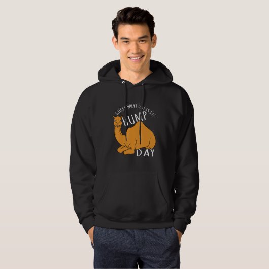 Camel Hump Day Meme Hoodie (Voorkant volledig)