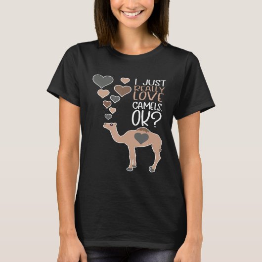 Camel ik hou gewoon van Camels OK T-shirt (Voorkant)