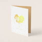 Camel Ik hou van je luxe fototekst Valentijnse  Folie Kaarten (Voorkant)