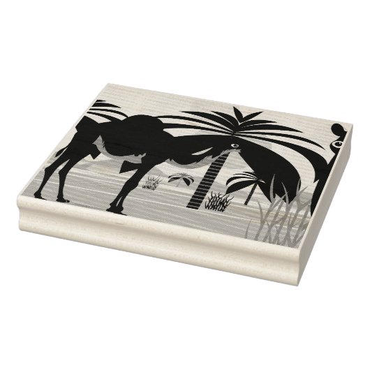 Camel illustratie rubberstempel (Stempel)