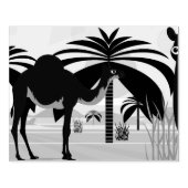 Camel illustratie rubberstempel (Afrduk)