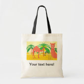 Camel illustratie tote bag (Voorkant)