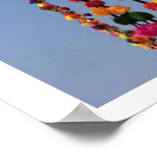 Camel in de woestijn poster (Hoek)