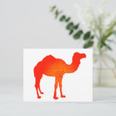 Camel in Red Briefkaart (Staand voorkant)