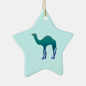 Camel in Teals Keramisch Ornament (Rechts)