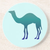 Camel in Teals Zandsteen Onderzetter (Voorkant)