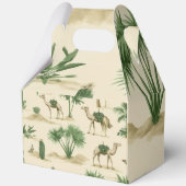 "Camel Journey Gift Box met handvat" Bedankdoosjes (Achterkant)