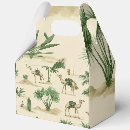 "Camel Journey Gift Box met handvat" Bedankdoosjes (Achterkant)