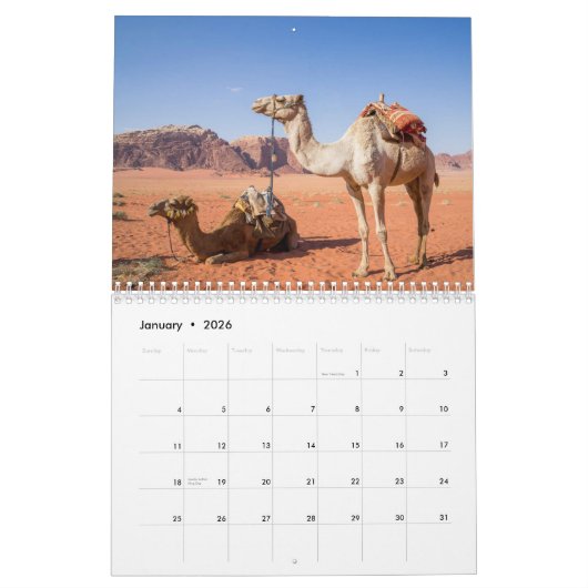 Camel Kalender (Jan 2026)