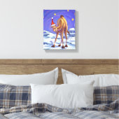 Camel Kerstmis Canvas Afdruk (Insitu (Slaapkamer))