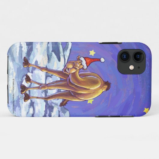 Camel Kerstmis Case-Mate iPhone Case (Achterkant (horizontaal))