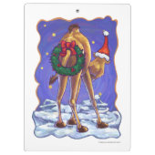Camel Kerstmis Klembord (Achterkant)
