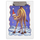 Camel Kerstmis Klembord (Voorkant)