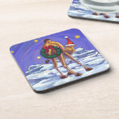 Camel Kerstmis Onderzetter (Linkerzijde)