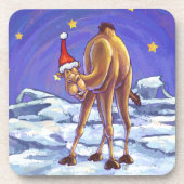 Camel Kerstmis Onderzetter (Voorkant)