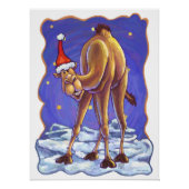 Camel Kerstmis Poster (Voorkant)