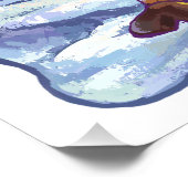 Camel Kerstmis Poster (Hoek)