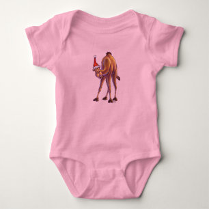 Camel Kerstmis Romper