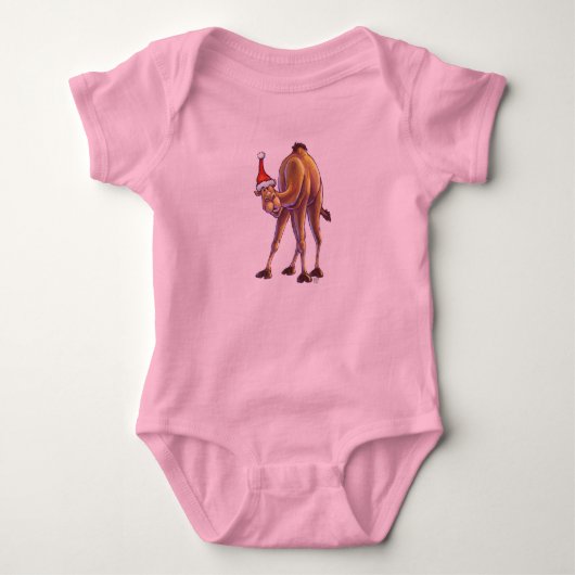 Camel Kerstmis Romper (Voorkant)