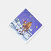 Camel Kerstmis Servet (Hoek)