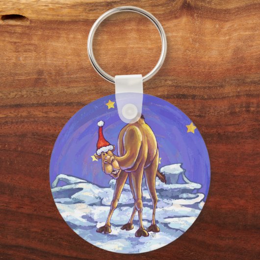 Camel Kerstmis Sleutelhanger (Voorkant)