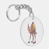 Camel Kerstmis Sleutelhanger (Voorkant Links)