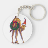 Camel Kerstmis Sleutelhanger (Achterkant)