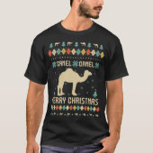 Camel Kerstmis T-shirt (Voorkant)