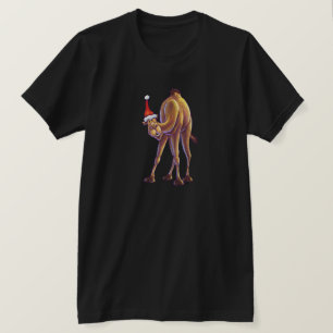 Camel Kerstmis T-shirt