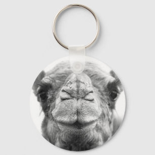 Camel Kisses Fun Closeup Foto Sleutelhanger
