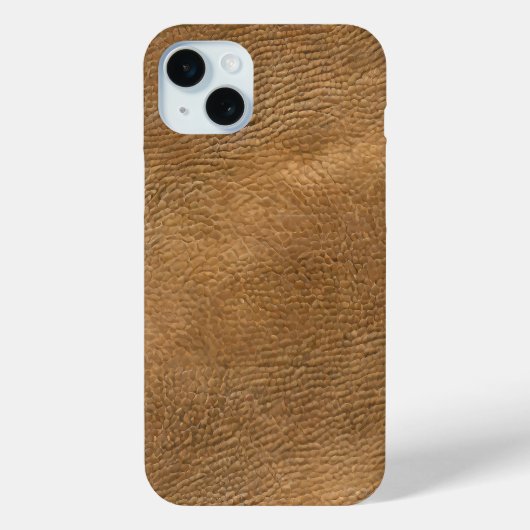 Camel-kleur lederen achtergrond Case-Mate iPhone case (Achterkant)