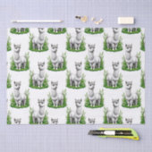 Camel lama Alpaca patroon ontwerp Tissuepapier (Craft)