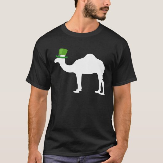 Camel Leprechaun Irish St Patrick Day T-shirt (Voorkant)