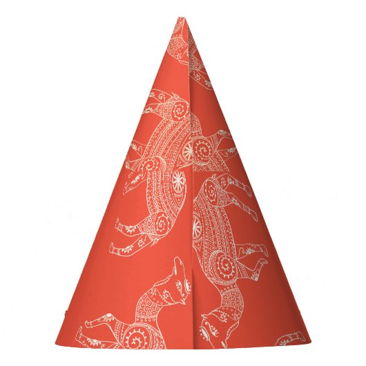 Camel Lijst:  woestijnkaart Feesthoedjes (Achterkant)