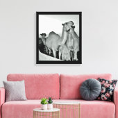 Camel Love Canvas Afdruk (Insitu (Woonkamer))