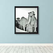 Camel Love Canvas Afdruk (Insitu (Houten vloer))