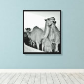 Camel Love Canvas Afdruk (Insitu (Houten vloer))