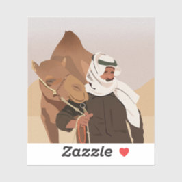 Camel Man Sticker