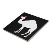 Camel met een fez tegeltje (Zijkant)