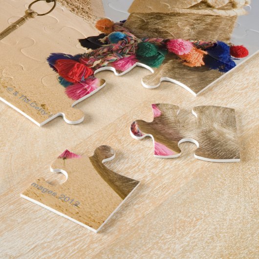 Camel met Pyramids Giza, Egypte Legpuzzel (Zijkant)