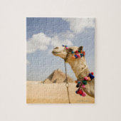 Camel met Pyramids Giza, Egypte Legpuzzel (Verticaal)